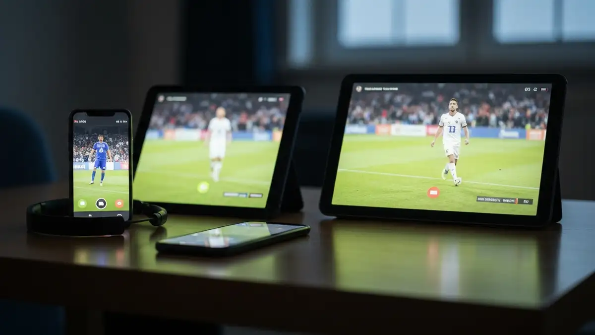 Streaming meczów na telewizorze - jak puścić transmisję z telefonu - hero image